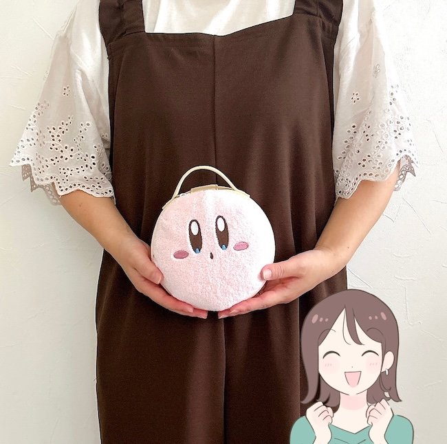 これGUで買えるのすごい！カービィの“ふわふわポーチ”ぬいぐるみみたいで可愛い！「こんなん買ってしまうだろ」「可愛すぎむり…」