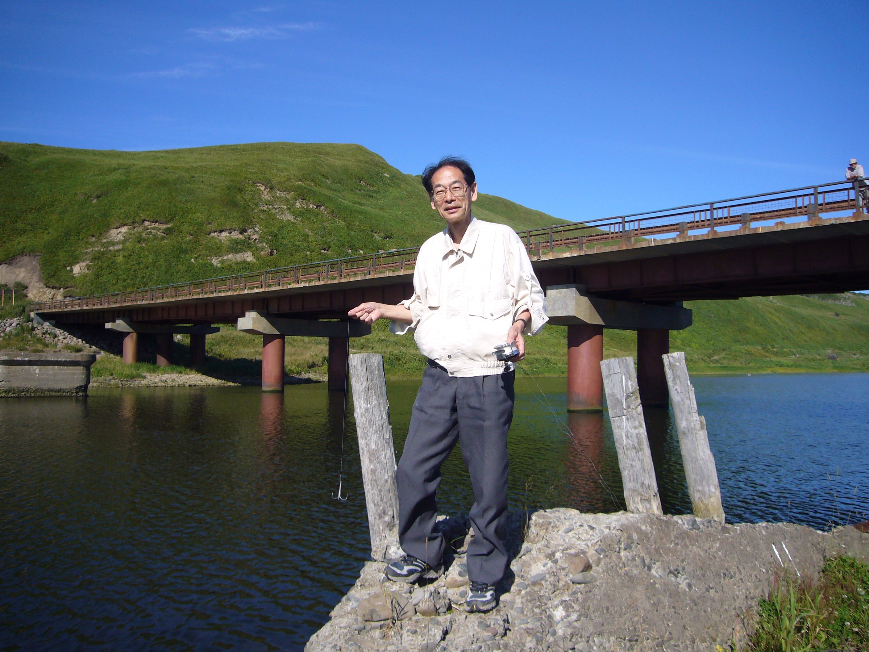 2006年のビザなし渡航で三上洋一が訪れた択捉島の留別（るべつ）川