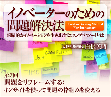 問題をリフレームする：インサイトを使って問題の枠組みを変える