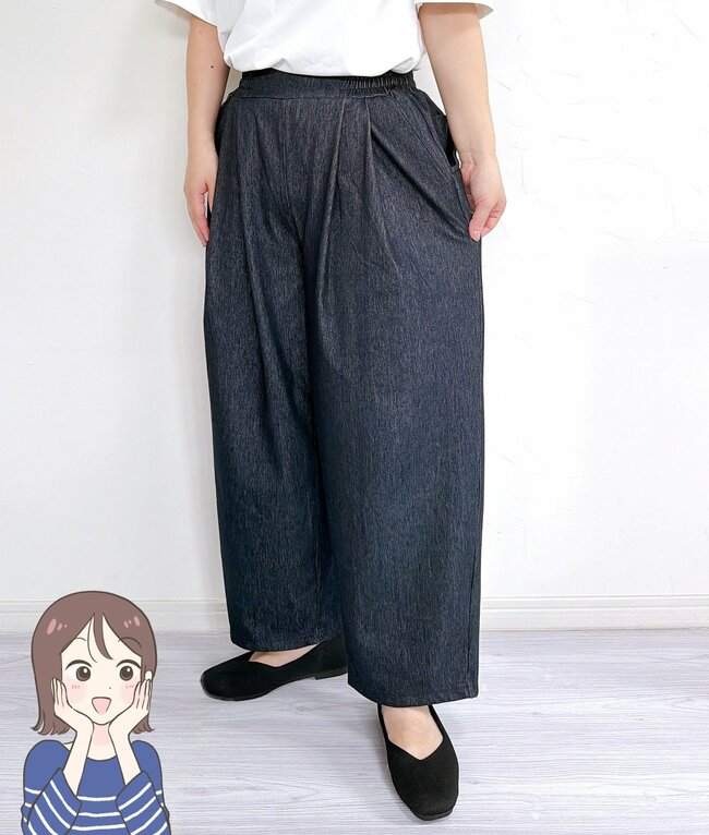 もう普通のパンツに戻れないかも。ワークマンの「伸びるワイドパンツ」ゆったり体型カバーできて楽ちんすぎる！《購入レビュー》