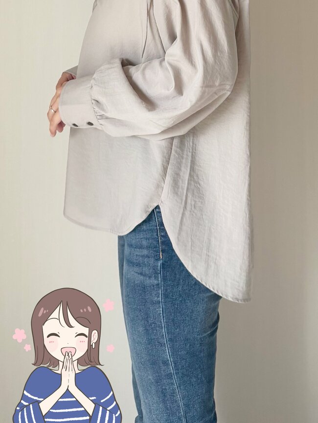 「買って大正解！」グローバルワークの“パーカーみたいなシャツ”おしりまでカバーできて天才すぎる！「重宝まちがいなし」「オシャレでとても気に入りました」