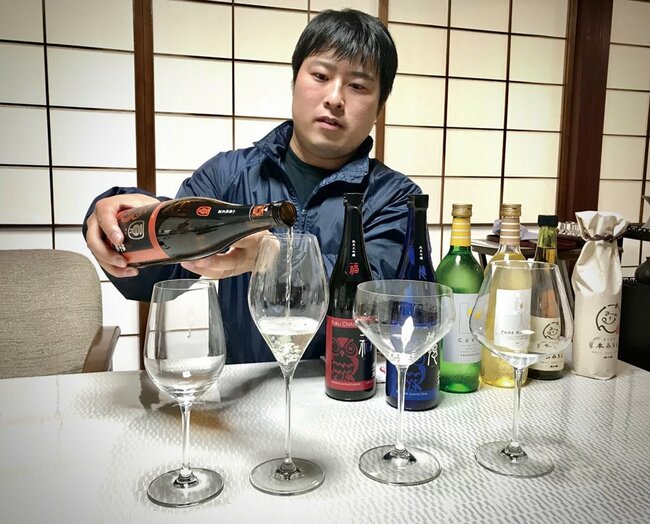 田嶋さんは山廃の酒を主にワイン風味の酒や本みりんも醸す
