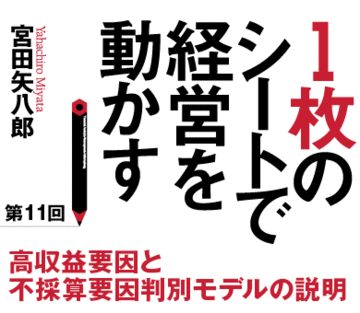 高収益要因と不採算要因判別モデルの説明
