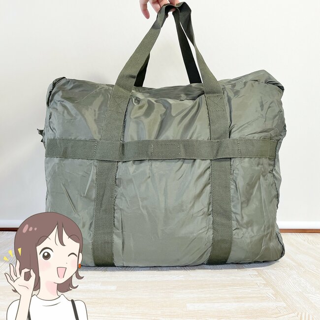 「3日分の着替え入りました」無印良品の“たためる大容量バッグ”が優秀すぎる！「軽くてコンパクト」「荷物が増えたときに助かります」