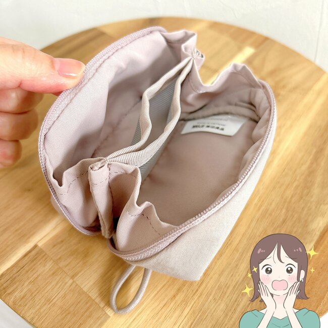 「色が可愛いどハマり」3COINSの“高見えポーチ”コスメ一式がまるっと入って使いやすい!「全部ほしいぞ!」「鬼かわいい」