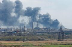 ロシア、マリウポリ制圧と主張　製鉄所の抗戦は続く