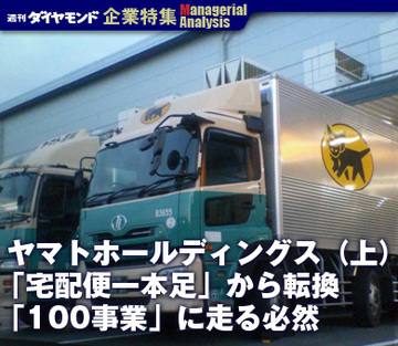 ヤマトホールディングス（上）「宅配便一本足」から転換「100事業」に走る必然