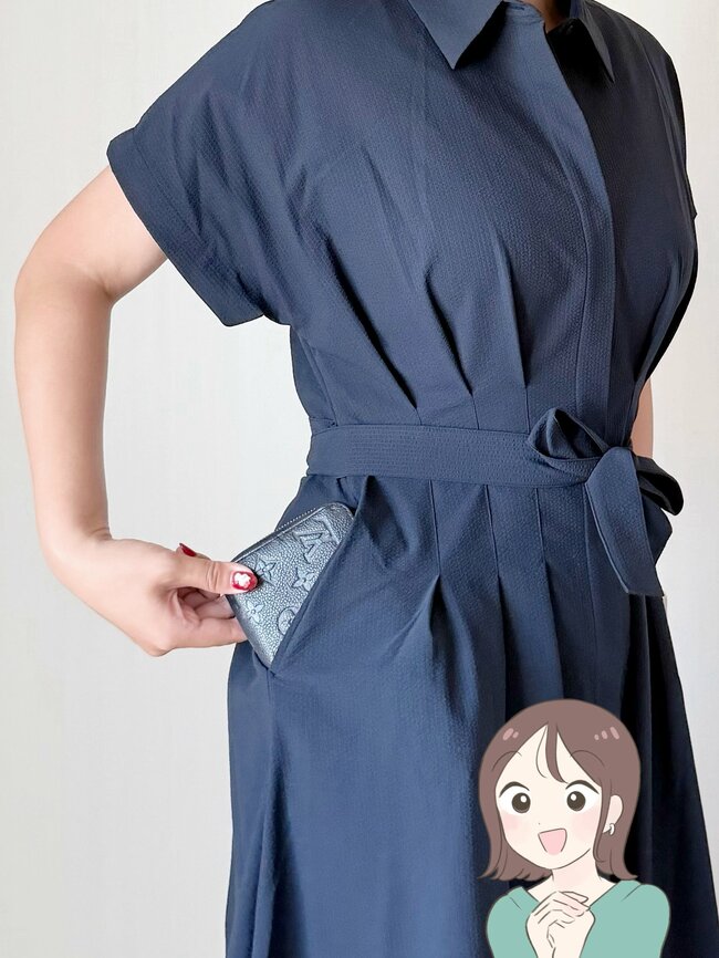 「隠したいところ隠せる！」ユニクロの“褒められワンピース”すぽんと着るだけでコーデが完成します！「2色とも購入しました」「1枚で着れるので満足です」《購入レビュー》