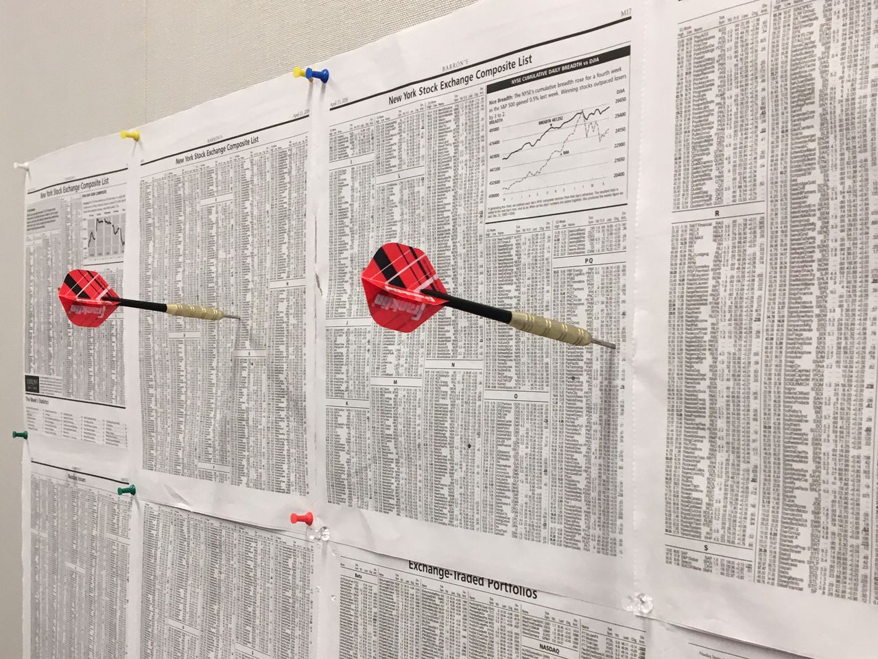 ダーツで株選び、投資のプロと勝負してみた