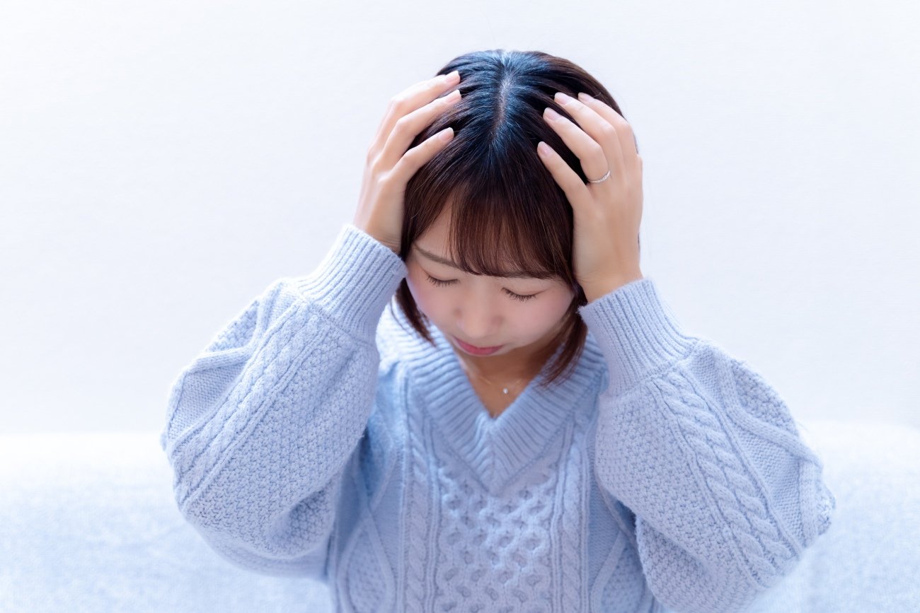 ストレスを抱えている人