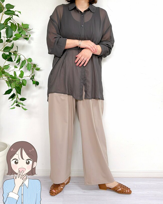 「涼しい！」「この夏ヘビロテの予感」ハニーズの“ひんやりワイドパンツ”がサラサラで快適だと大人気…！「下半身大きめの私でもすっきり」【購入レビュー】