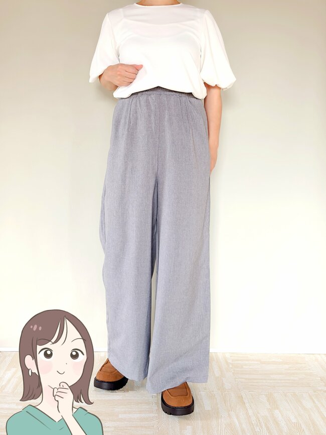 「かわいかったので即決です」グローバルワークの“脚長パンツ”5490円→3842円は嬉しすぎる！「体型を拾わずスタイルアップ」「腰まわりスッキリ」