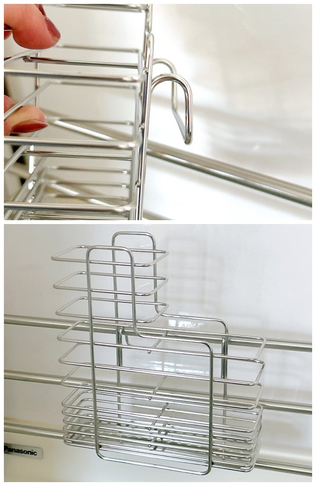 シンクの奥に置けちゃった！ニトリの「浮かせるキッチン収納」が画期的すぎる…！水筒やまな板もスッキリ片付きます！