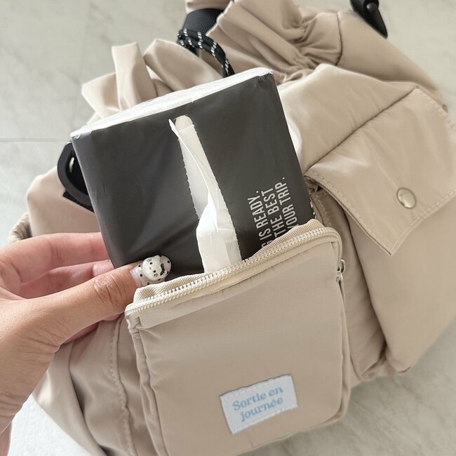 【しまむら】ガバッと開いて使いやすい！2420円の「ポケットたくさんバッグ」コロンとした丸みのあるフォルムが可愛い！《購入レビュー》