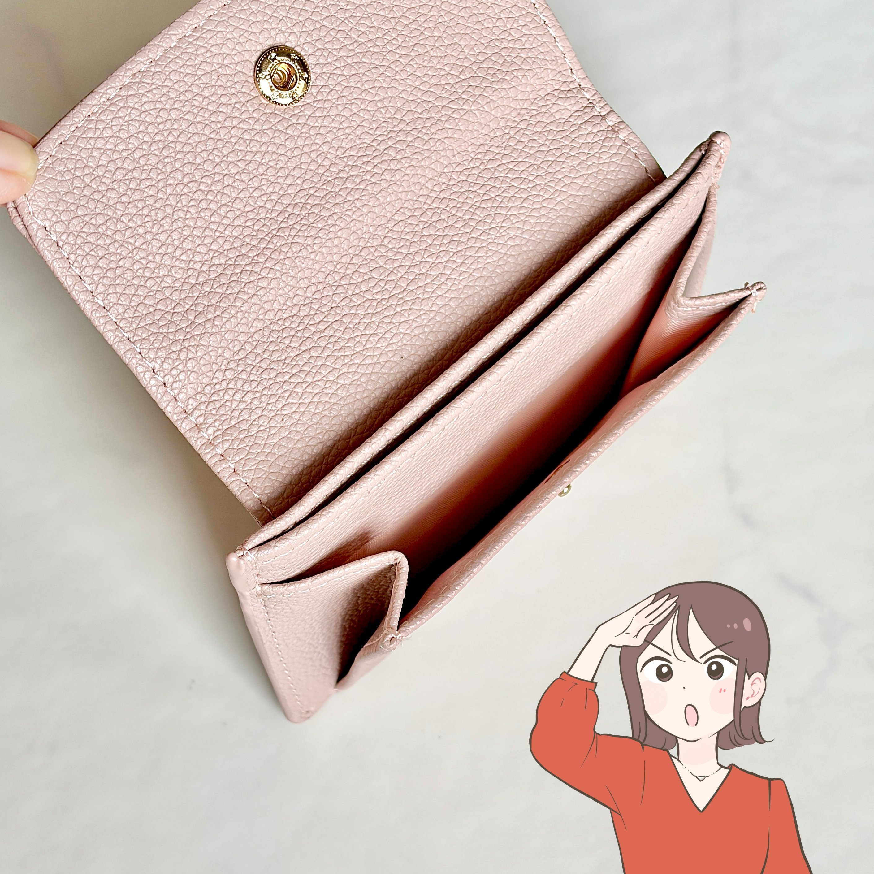 【ダイソー姉妹店】普通の財布に戻れないかも…！330円の「ぺたんこ財布」カード17枚やカギが収納できて嬉しい！《購入レビュー》