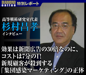 効果は新聞広告の30倍なのに、コストは7分の1！新規顧客が殺到する「集団感染マーケティング」の正体