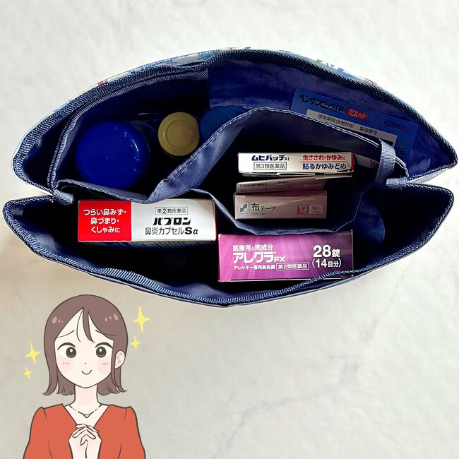 お薬手帳と処方薬がまるっと入った！アフタヌーンティーの「スヌーピーの収納バッグ」ポケット豊富で天才すぎる！《購入レビュー》
