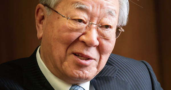 経団連会長・日立製作所取締役会長の中西宏明氏
