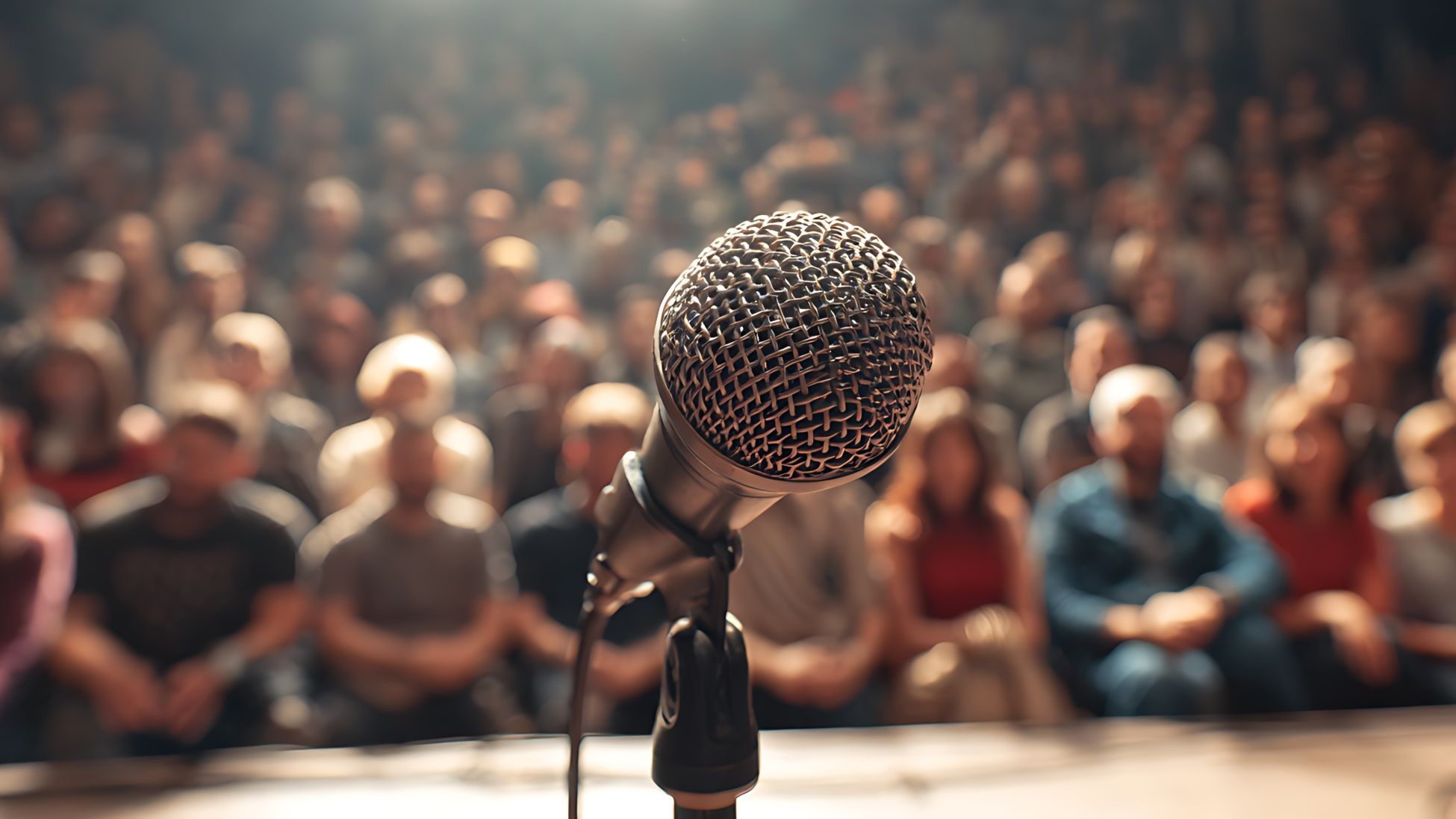 芸人が登場する前のステージ　