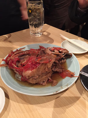 「魚仁」のアラ煮