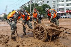 大規模水害の河南省で情報統制、復旧作業も厳戒態勢