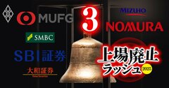 【独自・証券6社「IPO成功度」ランキング】野村は2位…業界トップと最下位は?主幹事を務めたIPO銘柄の上場1年後の株価騰落率を比較!