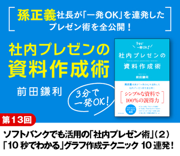 ソフトバンクでも活用の「社内プレゼン術」（2）「10秒でわかる」グラフ作成テクニック10連発！