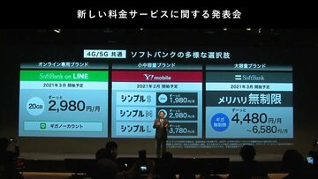 Y!mobileも料金刷新、月10GB／月2980円で5Gも利用可能に