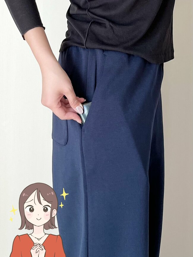 「好きすぎて全色買いました！」ユニクロの“楽ちんワイドパンツ”ダボっとした感じが可愛い！「通勤でも家でも愛用」「シルエットがとてもキレイ」