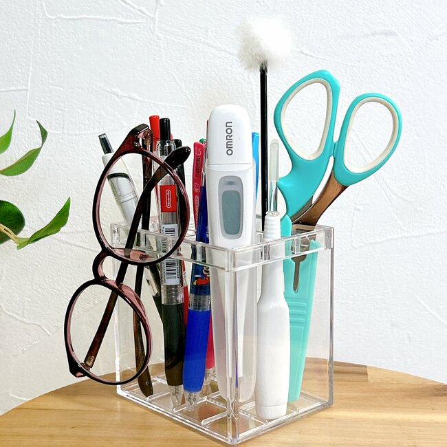 セリア、すごいじゃん…!無印に売ってそうな「天才クリアケース」まさかの使い方が便利すぎた!