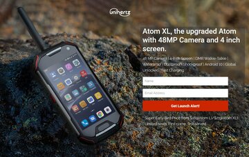 超小型スマホのUnihertz、今度はタフネス系の中型(?)スマホ「Atom L」
