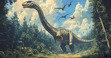 全長が35メートル、体重が96トンという桁外れに巨大な「恐竜」は、なぜ体を大きくすることができたのか？…その驚きの理由とは？