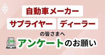 自動車メーカー、サプライヤー、ディーラーの皆さまへのアンケートを実施中です