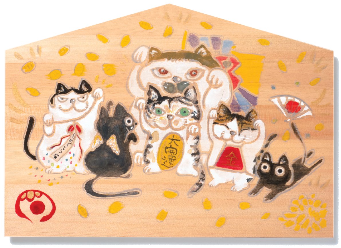 【本日は一粒万倍日＋大安吉日！】2枚同時に見るだけで、突如、金運の神、降臨！《招き猫》×《ピンクの招き猫》＝幸運を引き寄せ、ツキまくるダブル強運貯金の新法則とは？