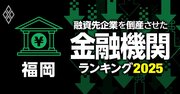 融資先企業を「倒産」させた金融機関ランキング【福岡】6位北九州銀行、3位福岡中央銀行、1位は？