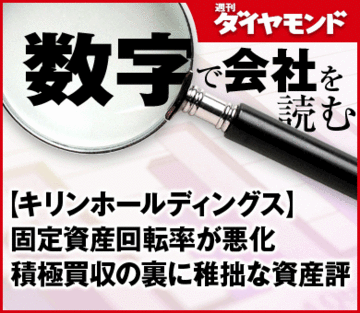 【キリンホールディングス】固定資産回転率が悪化積極買収の裏に稚拙な資産評