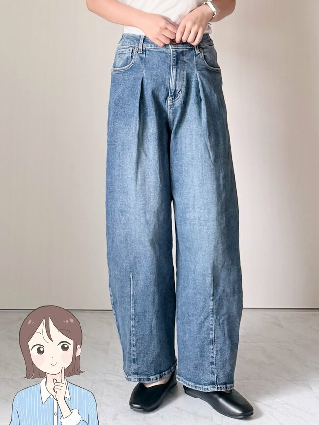 ぽわんとしたフォルムが可愛い！しまむらの「楽ちん美脚パンツ」好きすぎて毎日はきたくなる！《購入レビュー》