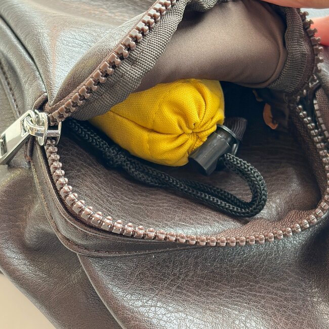 「追加で2個買った」ダイソー姉妹店の“畳まなくていいエコバッグ”が便利すぎる！「めちゃくちゃ軽い」「コンパクトでポケットにも入る」