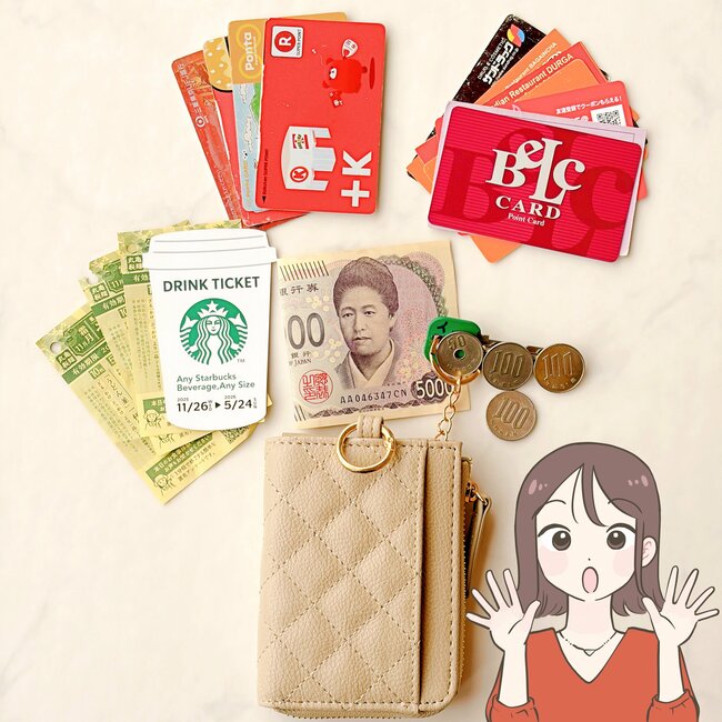「ミニ財布に最高です!」3COINSの“高見えケース”お金やカード、鍵をまとめて収納できて天才!「身軽になれる」「値段以上のクオリティ」