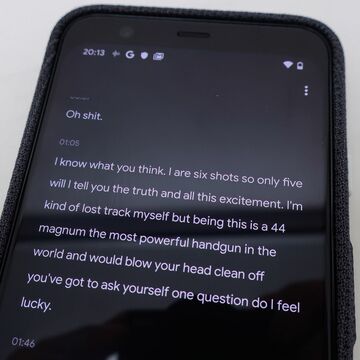 グーグル「Pixel 4」がやって来た！リアルタイム文字起こしがすごい！！