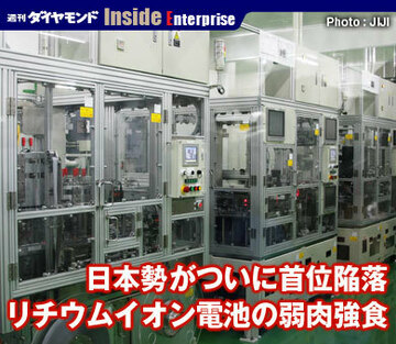 日本勢がついに首位陥落リチウムイオン電池の弱肉強食