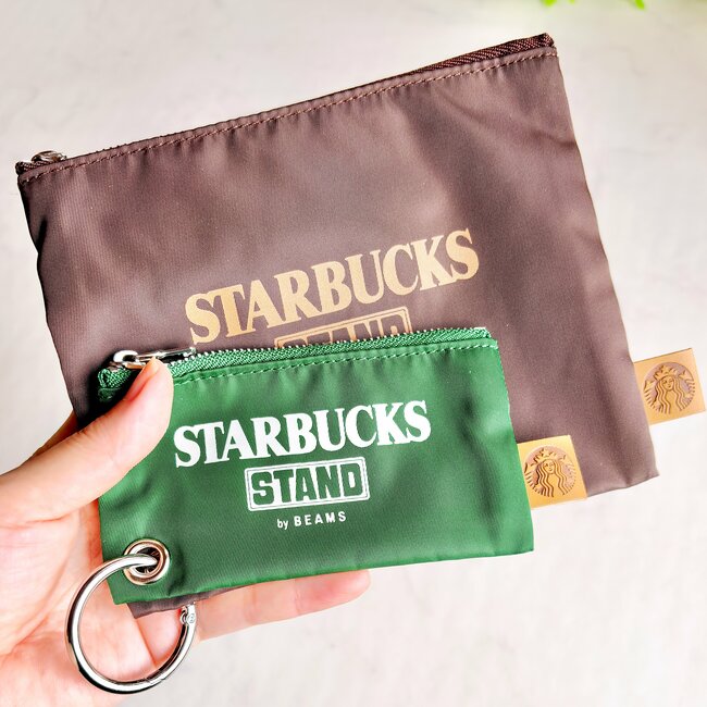カードや診察券が30枚入った！スターバックスの「お財布がわりになるポーチ」毎日持ち歩きたい可愛さ！《購入レビュー》