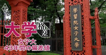 「学習院女子大入学→大学統合→学習院大卒業」ルートを狙う受験、ラストチャンスの難度は？【女子大43年間の偏差値推移】