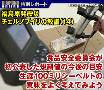 食品安全委員会が初公表した規制値の今後の目安生涯100ミリシーベルトの意味をよく考えてみよう