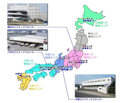 伊藤ハム（加工食品事業）のLCの配置