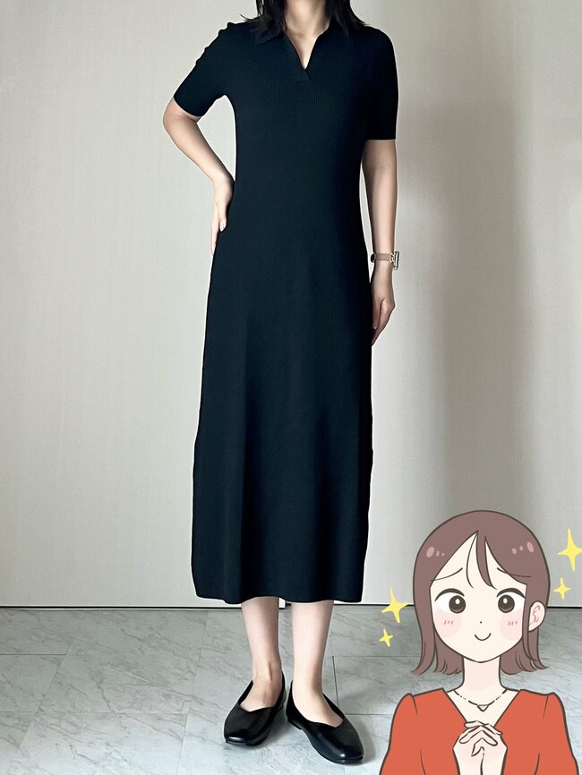 「全色欲しい」「ぽっこりお腹が目立ちません」ユニクロの“着痩せワンピース”ビヨーンと伸びて着心地もバッチリ！「痩せて見えます」