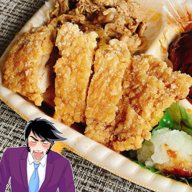 【ほっともっと】大人のお子様ランチみたい！好きなものだらけの「豪快メニュー」お腹がパンパンになったよ…！《実食レビュー》