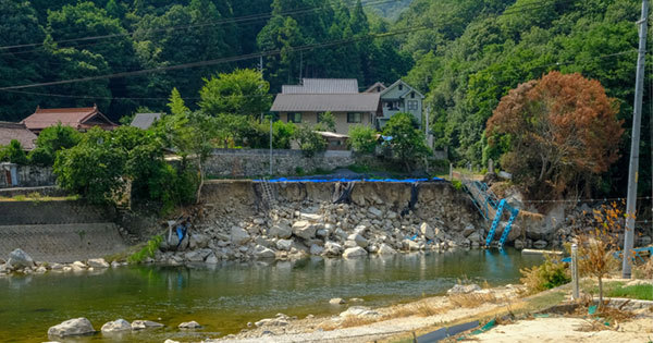 広島県内の西日本豪雨の被災地 広島県内の西日本豪雨の被災地