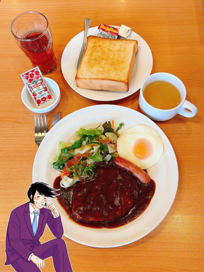 「朝に一般人が食える量ではない」ガストの“ボリューム満点モーニング”がコスパ抜群すぎる！「スープとコーヒー飲み放題が嬉しい」「朝から幸せだ」