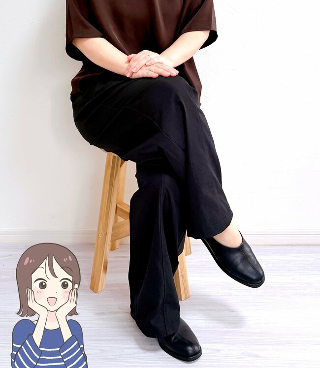 毎日のコーデに手放せない!しまむらの「細見えワイドパンツ」オシャレに体型カバーできて天才!《購入レビュー》